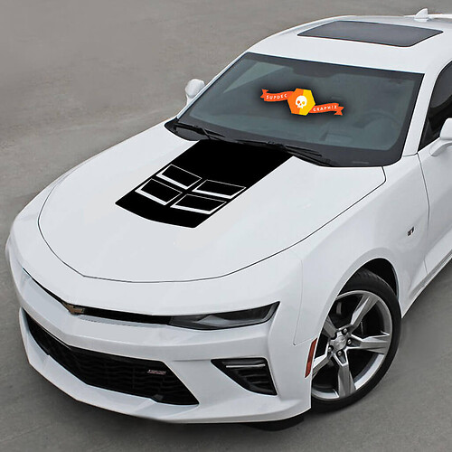 Chevrolet Camaro 2010-2020 Hood Cowl Stripe Zl1 stijl sticker sticker
