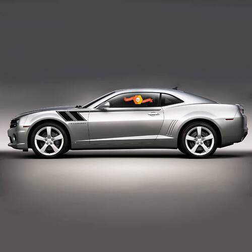 Chevrolet Camaro 2010-2020 Hash Speed ​​Side Accent Stripes Sticker sticker
