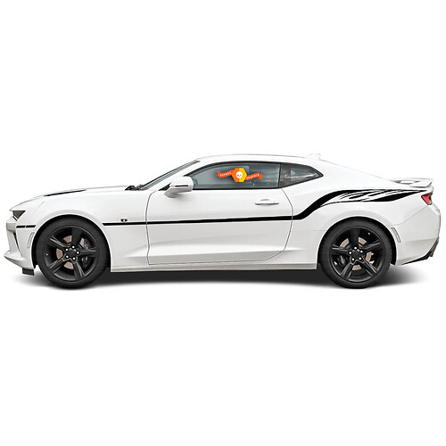 Chevrolet Camaro 2010-2020 Fire Wings-stijl zijstrepen
