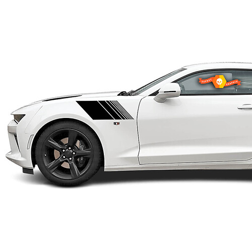 Strobe Stripes Voorspatbord Vinyl Decal Sticker voor Chevrolet Camaro 2010-2020