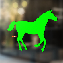 Paard vinyl kunst muur raam badkamer sticker sticker #5
_2