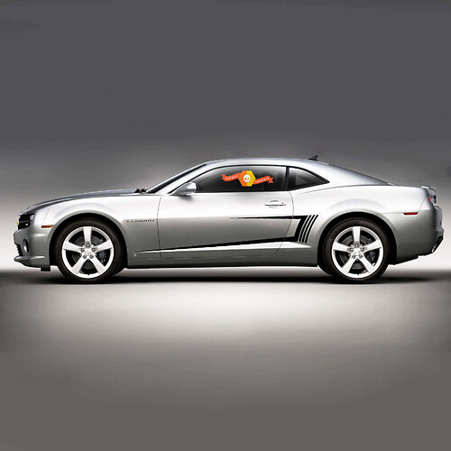 Chevrolet Camaro 2010-2015 Side Accent C-Stripes W Gills Stickers Stickers
