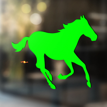 Paard vinyl kunst muur raam badkamer sticker sticker #7
_2