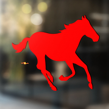 Paard vinyl kunst muur raam badkamer sticker sticker #7
_4