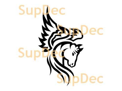 Paarden Vinyl Kunst Muur Raam Badkamer Sticker Decal #9
