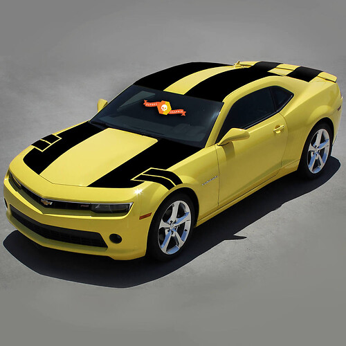 Chevrolet Camaro 2010-2015 Coupe Ns1 stijl strepen complete vinyl stickers stickerset
