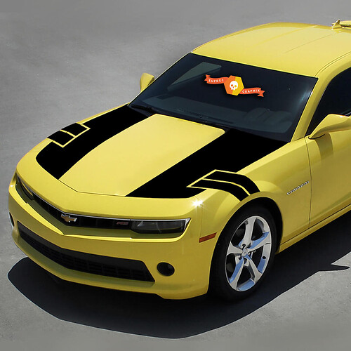 Chevrolet Camaro 2010-2015 Convertible Ns1-stijl vinylstrepen
