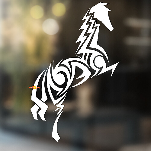 Paarden Vinyl Kunst Muur Raam Badkamer Sticker Decal #10
