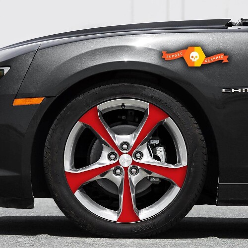 20 Inch Wiel Spaak Overlay Vinyl Stickers Voor Chevrolet Camaro 2010-15