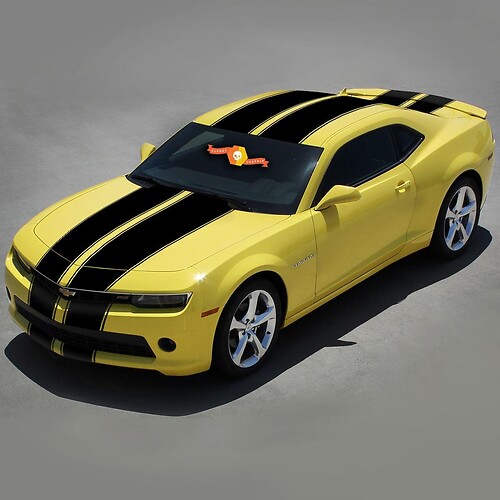 CHEVROLET CAMARO 2010-2013 TAPERED RALLY RACING Vinyl STREPEN
