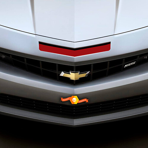 Chevrolet Camaro 2010-2013 Ss Mail Slot Vent Insert Streep Vinyl Sticker Sticker
