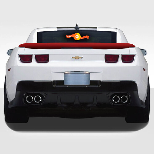 Chevrolet Camaro 2010-2013 converteerbare achterspoiler vinyl strepen