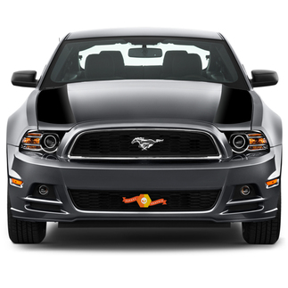 Ford Mustang 2013-2020 motorkap zijaccentstrepen