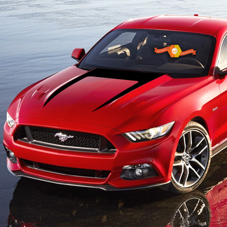 Ford Mustang 2015-2020 Hood Accent U-streep sticker