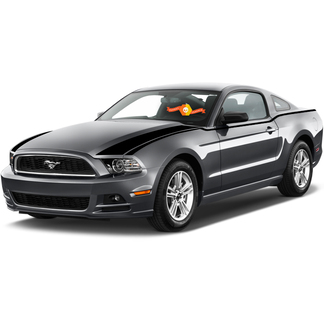 Ford Mustang 2013-2020 motorkap en zijspeerstrepen