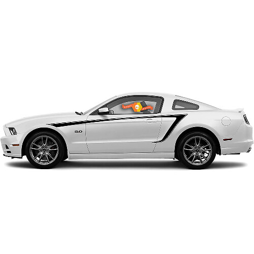 Zijaccentstrepen Vinyl Decal Sticker 4 voor Ford Mustang