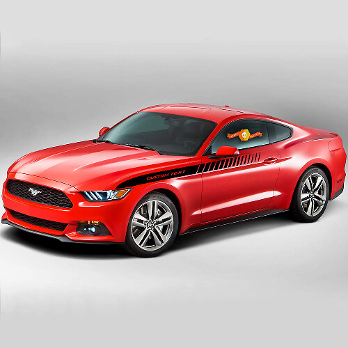 Ford Mustang 2015-2017 bovenzijde accentstroboscoopvinylstrepen