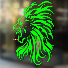 Lion Vinyl Art Wall Window Badkamer Sticker Sticker verwijderbaar #2
_2