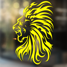 Lion Vinyl Art Wall Window Badkamer Sticker Sticker verwijderbaar #2
_3