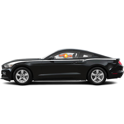 Accent Strepen Zijvinyl Decal Sticker voor Musclecar Musclecarmodel 2015-2020