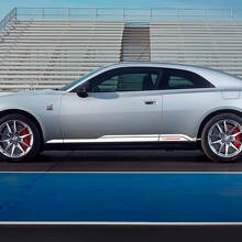 Zijrocker paneel stickers strepen voor Dodge Charger Electric 2 -kleuren
 2