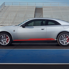 Zijrocker paneel stickers strepen voor Dodge Charger Electric 2 -kleuren
 3