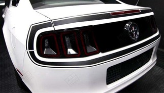 Ford Mustang 2013- 2014 retrostijl fasciastrepen achteraan