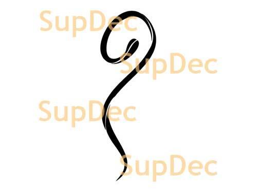 Snake Vinyl Art Wall Window Badkamer Sticker Sticker verwijderbaar #8
