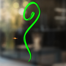 Snake Vinyl Art Wall Window Badkamer Sticker Sticker verwijderbaar #8
_2