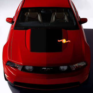 Blackout Hood Scoop Cowl-sticker geschikt voor Ford Mustang 2005-2024
