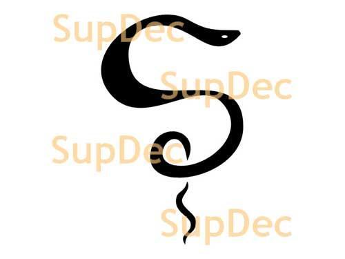 Snake Vinyl Art Wall Window Badkamer Sticker Sticker verwijderbaar #10
