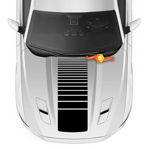 Ford Mustang Hood Strobe Accent sticker sticker
