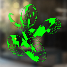 Snake Vinyl Art Wall Window Badkamer Sticker Sticker verwijderbaar #12
_2