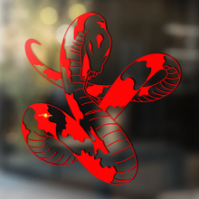 Snake Vinyl Art Wall Window Badkamer Sticker Sticker verwijderbaar #12
_4