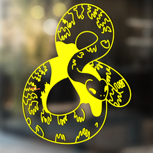 Snake Vinyl Art Wall Window Badkamer Sticker Sticker verwijderbaar #13
_3