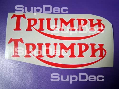 Triumph Motorfiets Logo Vinyl Decal Sticker