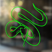 Snake Vinyl Art Wall Window Badkamer Sticker Sticker verwijderbaar #15
_2