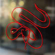 Snake Vinyl Art Wall Window Badkamer Sticker Sticker verwijderbaar #15
_4
