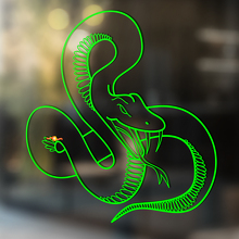 Snake Vinyl Art Wall Window Badkamer Sticker Sticker verwijderbaar #16
_2