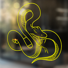 Snake Vinyl Art Wall Window Badkamer Sticker Sticker verwijderbaar #16
_3