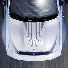 Hood Decal Sticker voor Dodge Charger Electric
 2