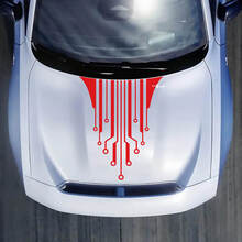 Hood Decal Sticker voor Dodge Charger Electric
 3