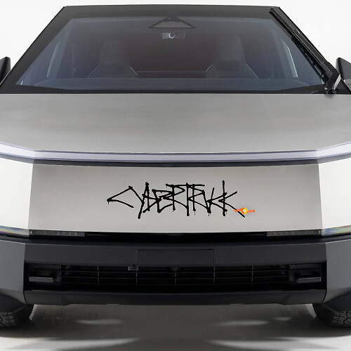 Lamellen stickers voor Tesla Cybertruck
