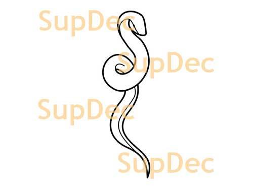 Snake Vinyl Art Wall Window Badkamer Sticker Sticker verwijderbaar #17
