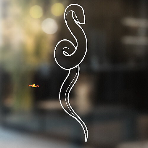 Snake Vinyl Art Wall Window Badkamer Sticker Sticker verwijderbaar #17
