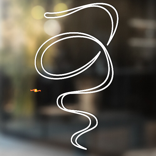 Snake Vinyl Art Wall Window Badkamer Sticker Sticker verwijderbaar #19
_1