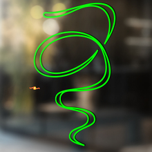 Snake Vinyl Art Wall Window Badkamer Sticker Sticker verwijderbaar #19
_2
