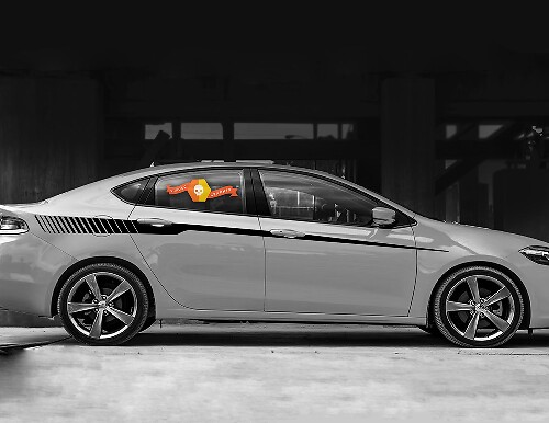 Dodge Dart 2013-2020 Javelin Strobe zijaccentstrepen