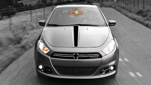 Middenaccentstreep Motorkap Vinyl Decal Sticker voor Dodge Dart