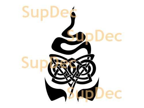 Snake Vinyl Art Wall Window Badkamer Sticker Sticker verwijderbaar #20
